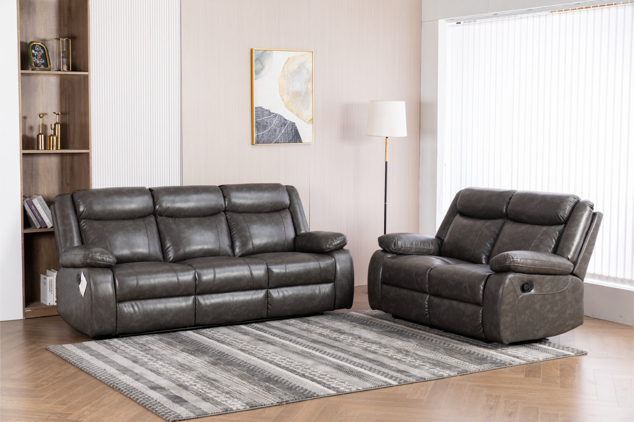 SALEM –LEATHER AIR TWO TONE GREY