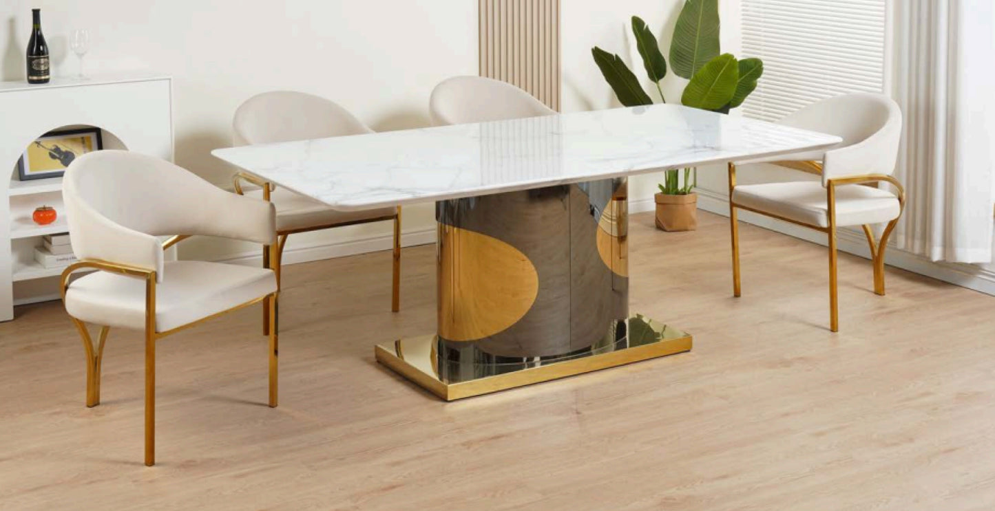 2176 - TABLE WITH MARY CHAIRS
