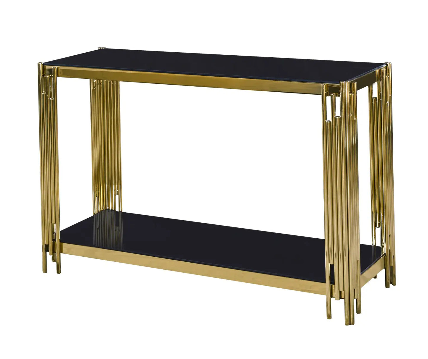 ETHAN GOLD-12mm Black Glass
